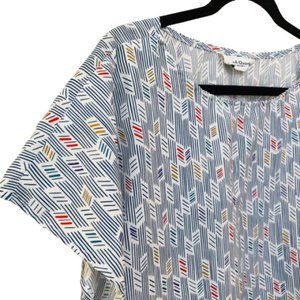 The French Quarter - Blue and Red Tally Shirt